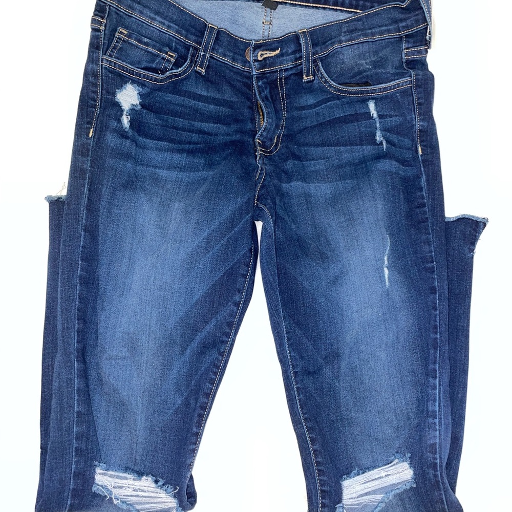 Flying monkey distressed jeans